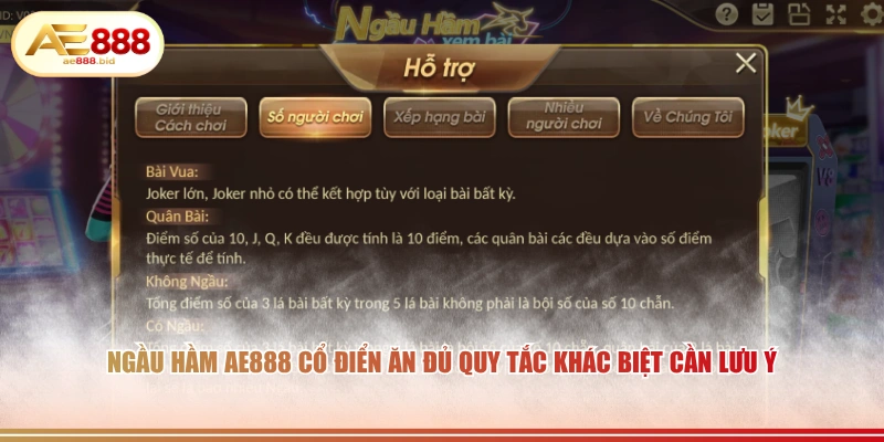 Ngầu Hầm AE888 - Luật Chơi Và Cách Tính Điểm Chi Tiết 3 Ngầu Hầm AE888 cổ điển ăn đủ quy tắc khác biệt cần lưu ý.